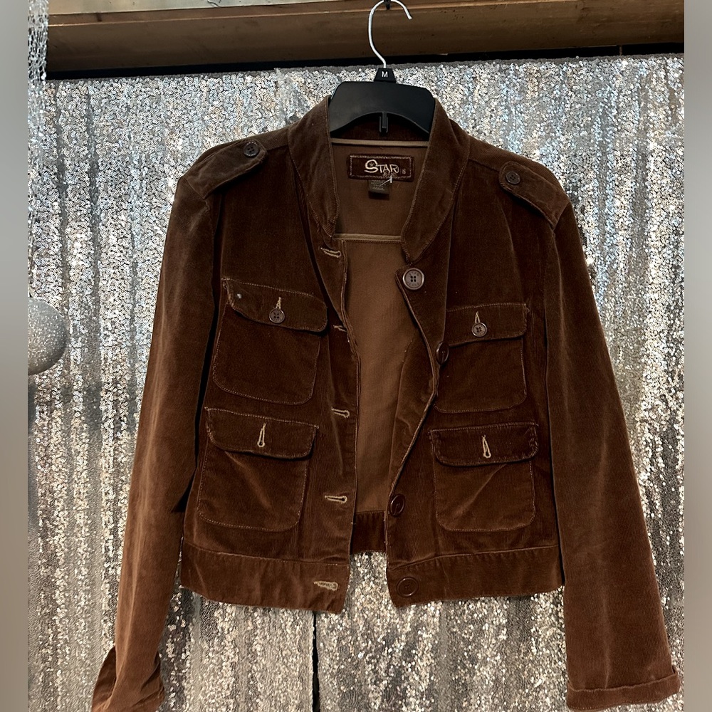 Corduroy Cropped Jacket lrg
